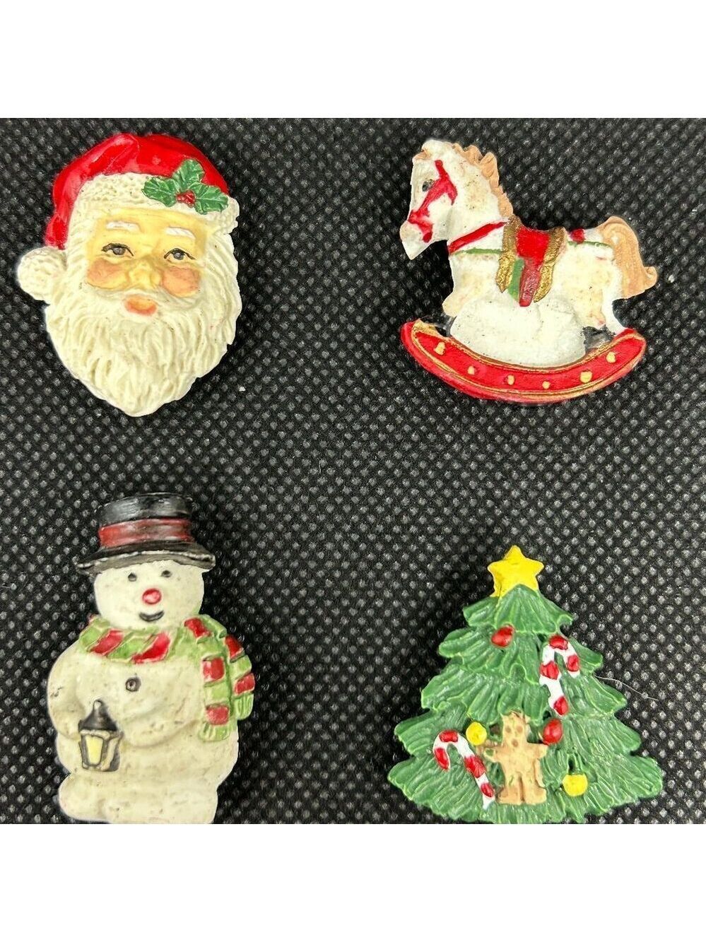 Vintage Avon Christmas Button Covers (set of 4)